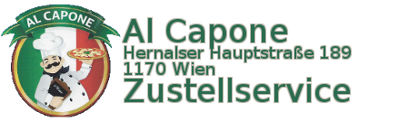Al Capone Zustellservice Hernalser Hauptstrasse 189, 117 Wien